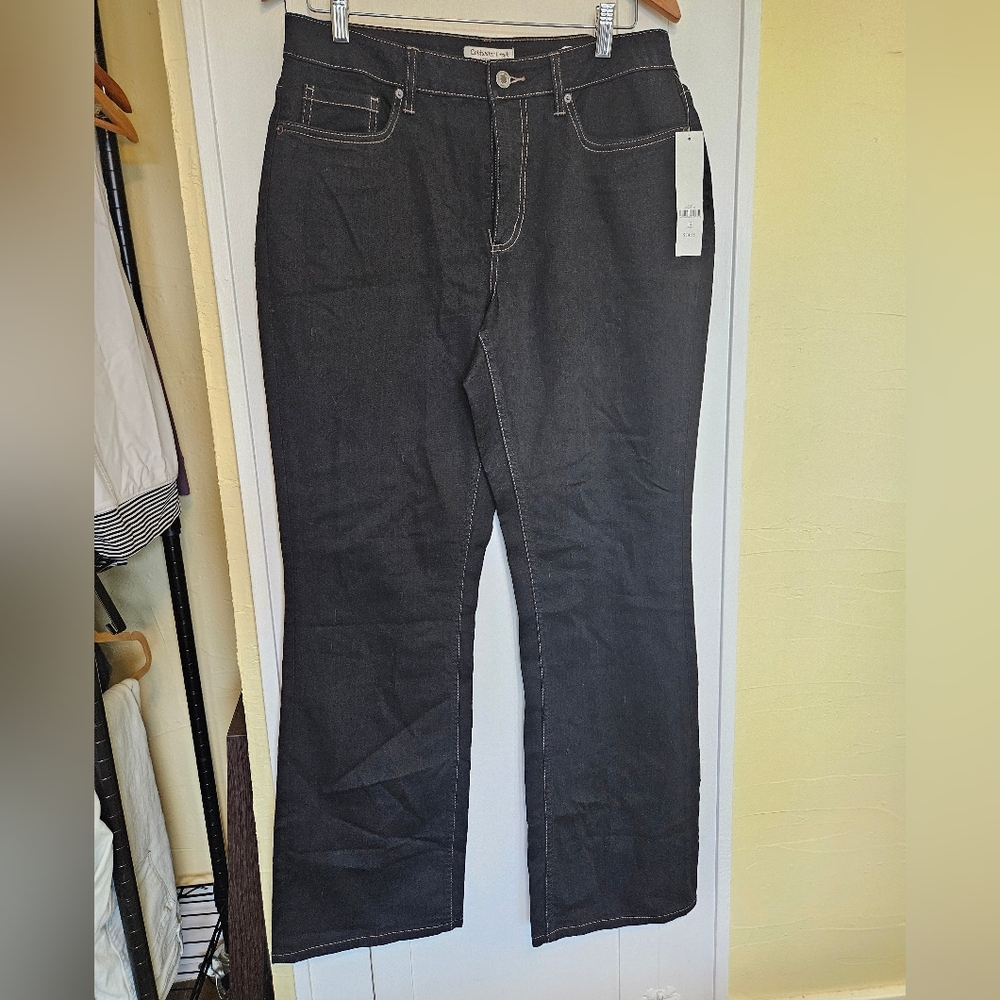 Coldwater Crewk Black Natural Fit Denim Jeans Size 12